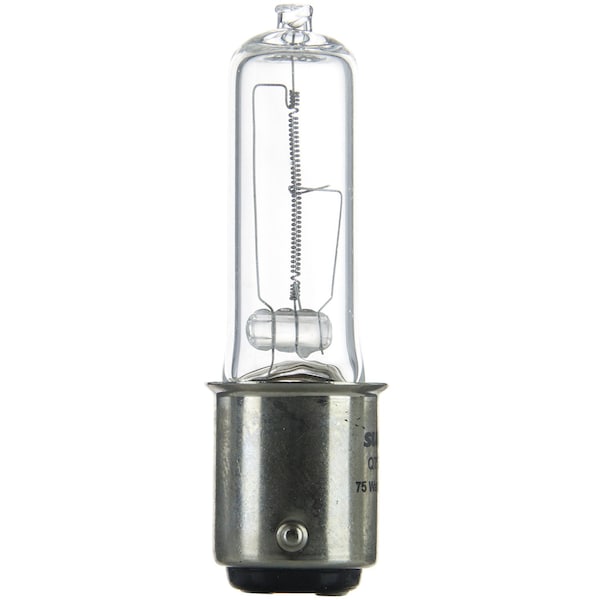 Sunlite Sunlite Q75/CL/DC 75W Single Ended T4 Halogen Bulb, Bayonet Base, Clear 03120-SU - main